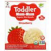 Toddler Mum-Mum ، بسكويت أرز عضوي ، أكبر من 18 شهرًا ، فراولة ، 12 كيسًا ، 2 قطعة بسكويت لكل منها