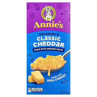 Annie's Homegrown, Macaroni & Classic Cheddar, 6 oz (170 g)
