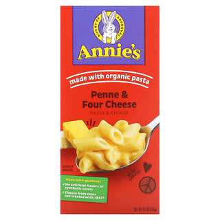 Annie's Homegrown, Pasta e formaggio, penne e quattro formaggi, 156 g