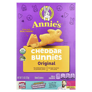 Annie's Homegrown, Organic Cheddar Bunnies, gebackene Snack-Cracker, 213 g (7,5 oz.)