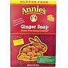 Gluten Free Bunny Cookies, Ginger Snap, 6.75 oz (191 g)