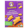 Annie's Homegrown, オーガニックCheddar Bunnies（チェダーバニー）、ベイクドクラッカー、エクストラチージー、213g（7.5オンス）