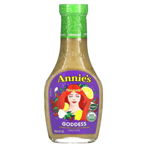 Annie's Homegrown, オーガニック ゴッデス ドレッシング、236ml（8液量オンス）