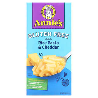 Annie's Homegrown, معكرونة الأرز والجبن الشيدر الكلاسيكي ، خالية من الجلوتين ، 6 أونصة (170 جم)