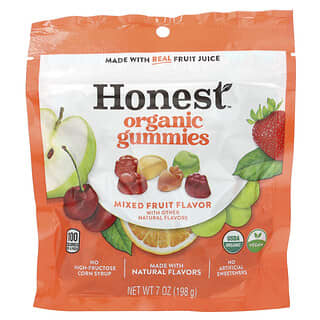 Honest, 유기농 구미젤리, 혼합 과일, 198g(7oz)