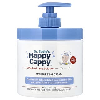 Happy Cappy, 모이스처라이징 크림, 향료 무함유, 355ml(12fl oz)