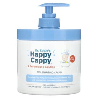 Happy Cappy, Crème hydratante, sans parfum, 355 ml