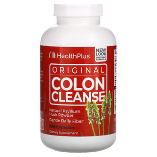 Health Plus, A Limpeza de Cólon Original, Um 625 mg, 200 Cápsulas
