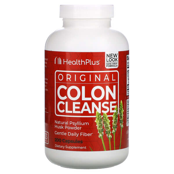 Health Plus Inc., Limpieza de colon original, 200 cápsulas