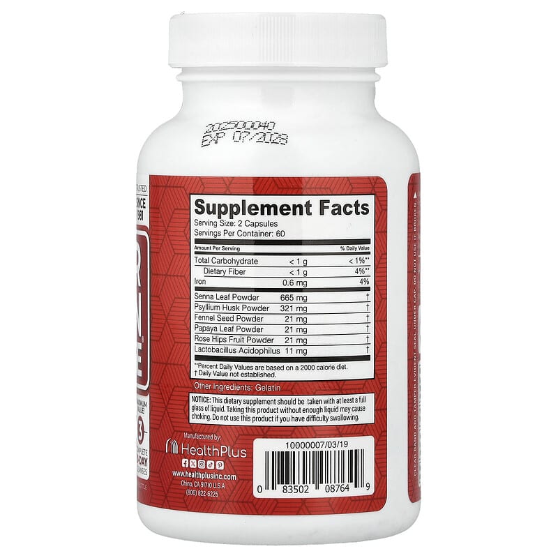 Super Colon Cleanse®, 120 de capsule