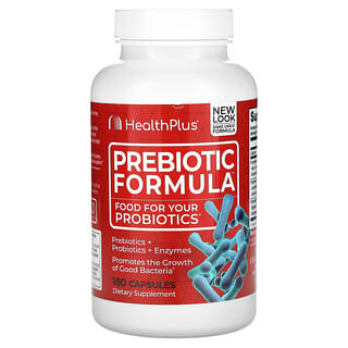 Health Plus, Fórmula prebiótica, 180 cápsulas