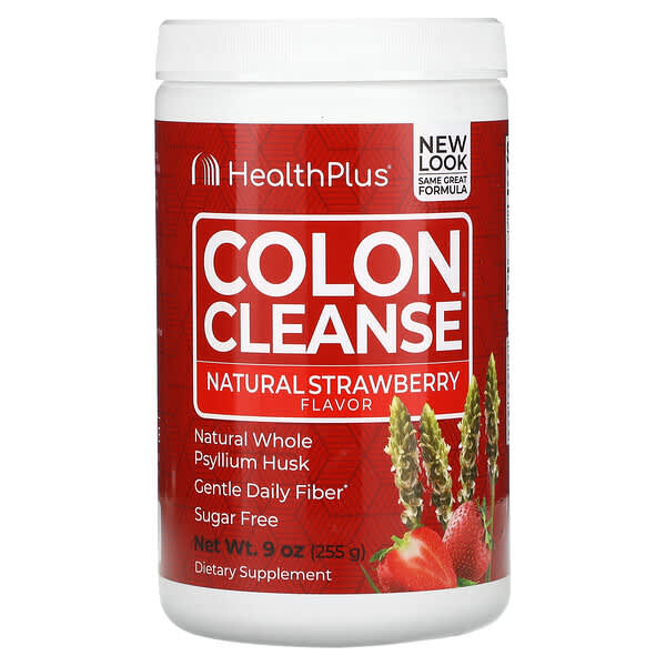 Health Plus, 排毒清腸，甜味來源甜菊糖，清爽草莓風味，9盎司（255克）