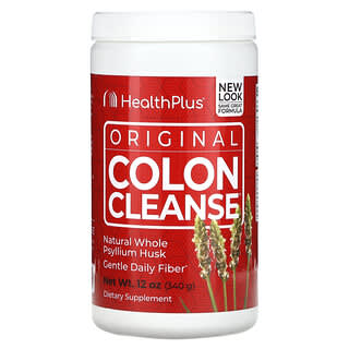 Health Plus, Colon Cleanse original, Fibra natural para uso diario, 340 g (12 oz)