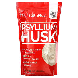 Health Plus, Psyllium Husk 100% Puro, 24 oz (680 g)