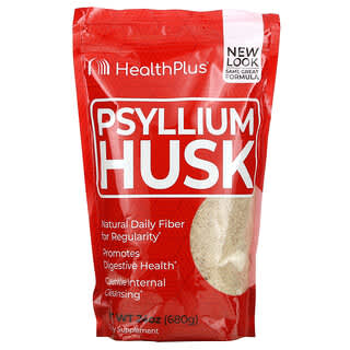 Health Plus, Psyllium Husk 100% Puro, 24 oz (680 g)