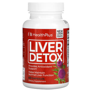 Health Plus, Liver Detox, 60 Cápsulas