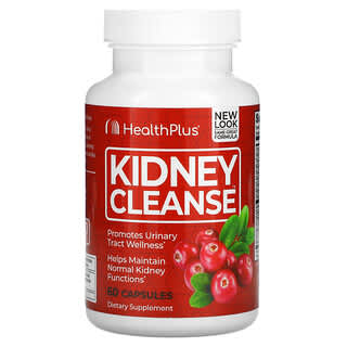 Health Plus Inc., Kidney Cleanse, очищение почек, 60 капсул