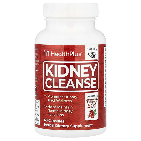 Health Plus, 清腎補充劑，60 粒膠囊