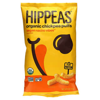 Hippeas, Organic Chickpea Puffs, Vegan Nacho Vibes, 4 oz (113 g)