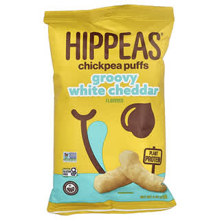Hippeas, Chickpea Puffs, Groovy White Cheddar, 4 oz (113 g)