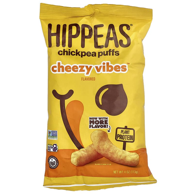 ヒヨコマメパフ、Cheezy Vibes™（チージーバイブス）、113g（4オンス）