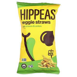 Hippeas, Veggie Straws, сметана и лук, 106 г (3,75 унции)