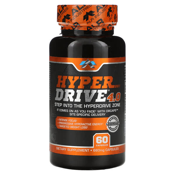 فوائد kordel's super citrimax مع أفضل سعر على موقع اي هيرب 4 ALR Industries, Hyperdrive 4.0, 660 mg, 60 Capsules