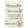 HomeoPet, Feline Wrm Clear, 15 ml