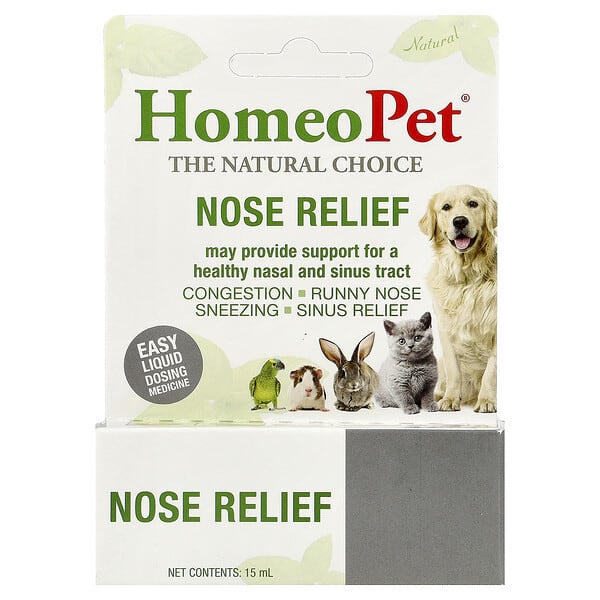 HomeoPet, Nose Relief, Nasenlinderung, 15 ml