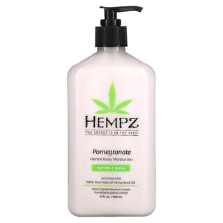 Hempz, Pomegranate Herbal Body Moisturizer, 17 fl oz (500 ml)