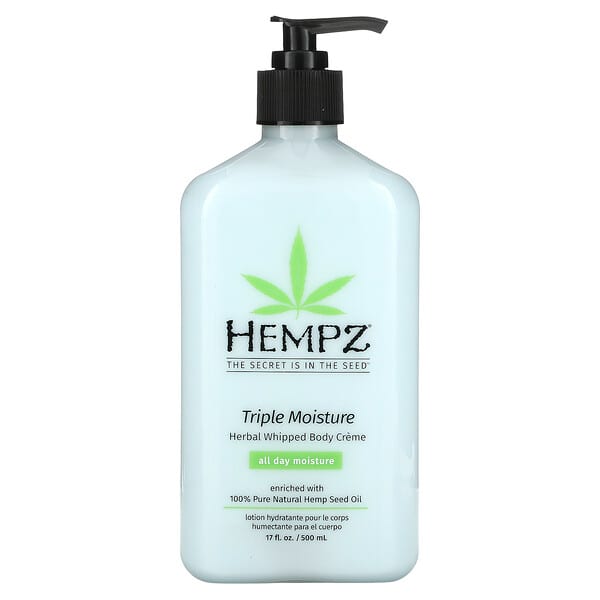 Hempz Triple Moisture Herbal Whipped Body Creme 17 Fl Oz 500 Ml 6310