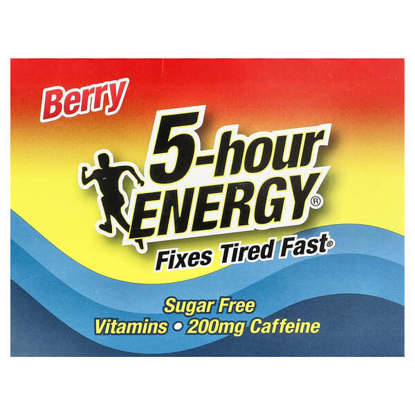 5 hour Energy, Regular Strength, Berry, 12 Bottles, 1.93 fl oz (57 ml) Each