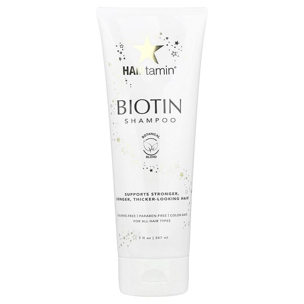 HAIRtamin, 비오틴 샴푸, 식물성 혼합물, 207ml(7fl oz)