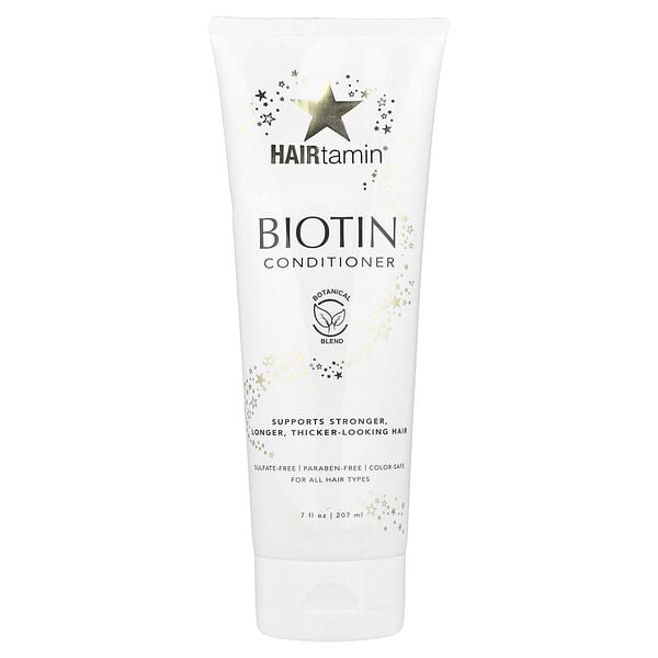 HAIRtamin, 비오틴 컨디셔너, 식물성 혼합물, 207ml(7fl oz)