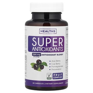 Healths Harmony, Super-Antioxidantien, 60 Kapseln