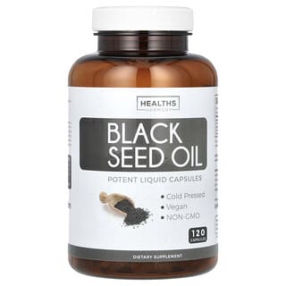 Healths Harmony, Aceite de semilla negra`` 120 cápsulas