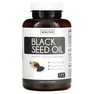 Healths Harmony, Aceite de semilla negra`` 120 cápsulas