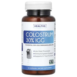 Healths Harmony, Colostrum 30% IGG, 60 Capsules