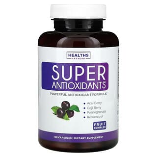 Healths Harmony, Superantioxidantes, Complejo frutal, 120 cápsulas