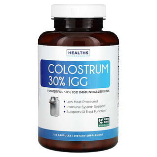 Healths Harmony, Colostrum 30% IGG, 120 Capsules