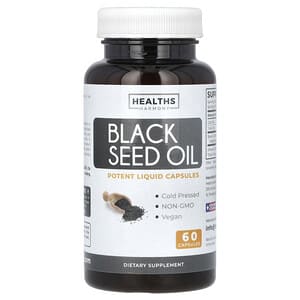 Healths Harmony, Black Seed Oil, 60 Capsules
