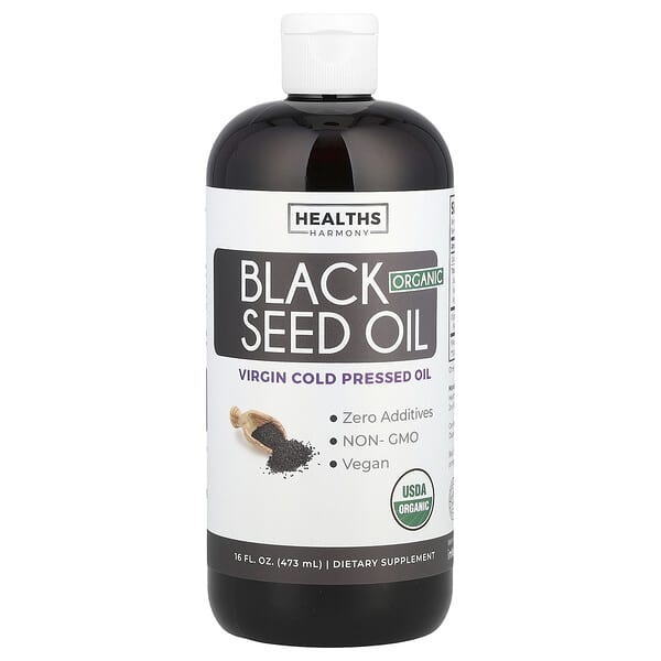 Organic Black Seed Oil, 16 fl oz (473 ml)