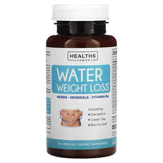 Healths Harmony, Water Weight Loss, 60 Capsules