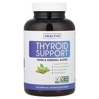 Healths Harmony, Υποστήριξη Θυρεοειδούς, 120 Κάψουλες