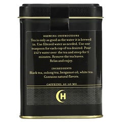 Harney & Sons, Black Tea, Earl Grey Supreme with Silver Tips, 4 oz (112 g)
