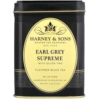 Harney & Sons, Черный чай Earl Grey Supreme с серебристыми верхушечными почками, 4 унции