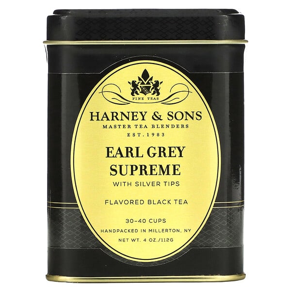 Harney & Sons‏, Earl Grey Supreme Tea, 4 oz