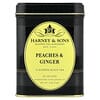 Harney & Sons, Black Tea, Peaches & Ginger, 4 oz (112 g)
