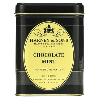 Harney & Sons, черный чай, шоколад и мята, 112 г (4 унции)