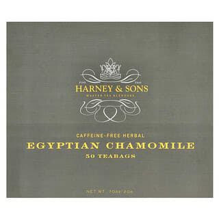 Harney & Sons, Egyiptomi kamilla gyógytea, koffeinmentes, 50 zacskó teás, 0,7 uncia (20 g)